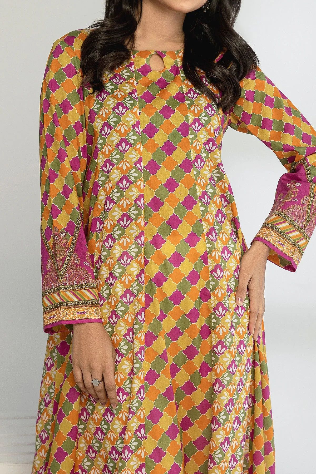 1 PIECE DIGITAL PRINT KURTI | DPCK-131