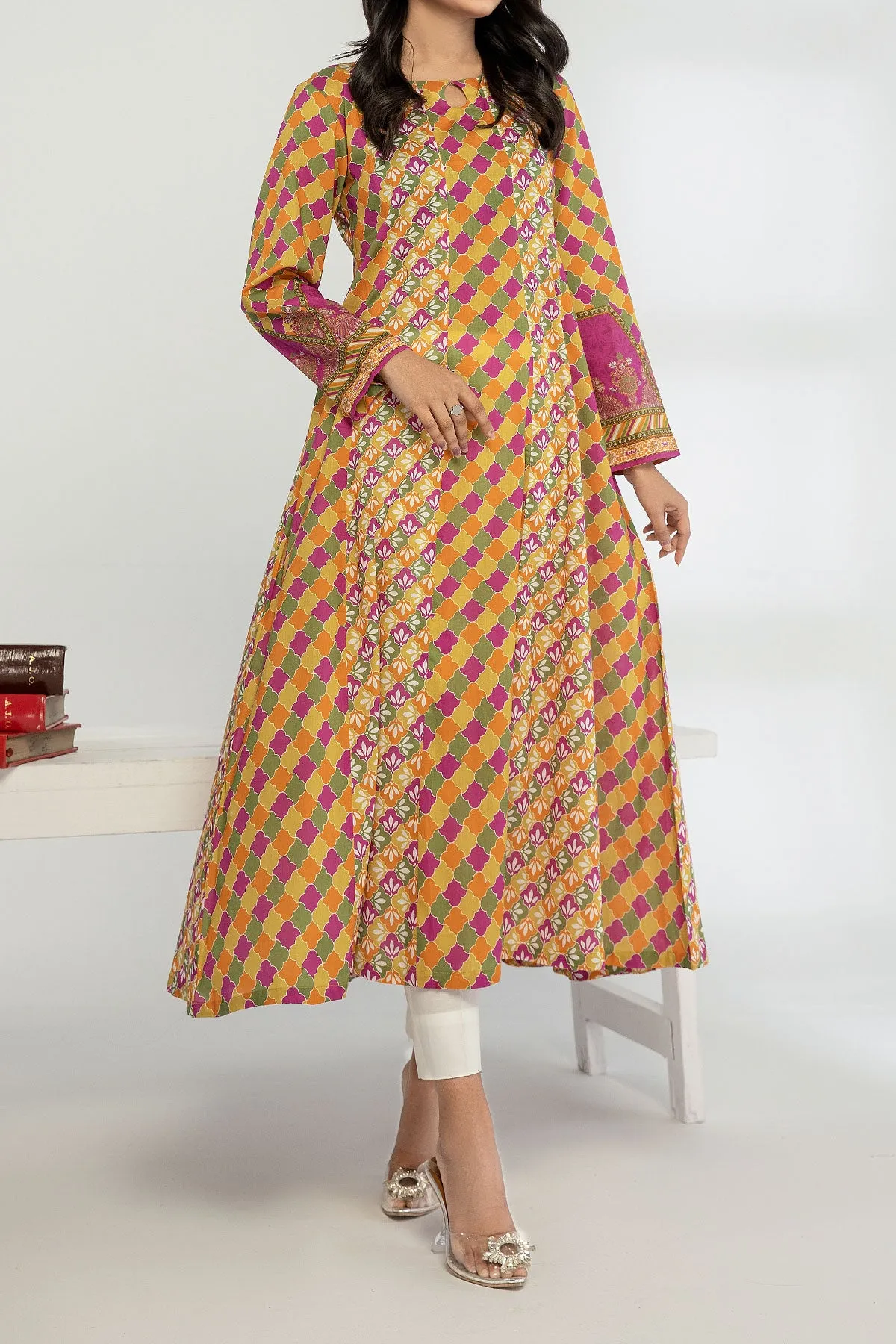 1 PIECE DIGITAL PRINT KURTI | DPCK-131