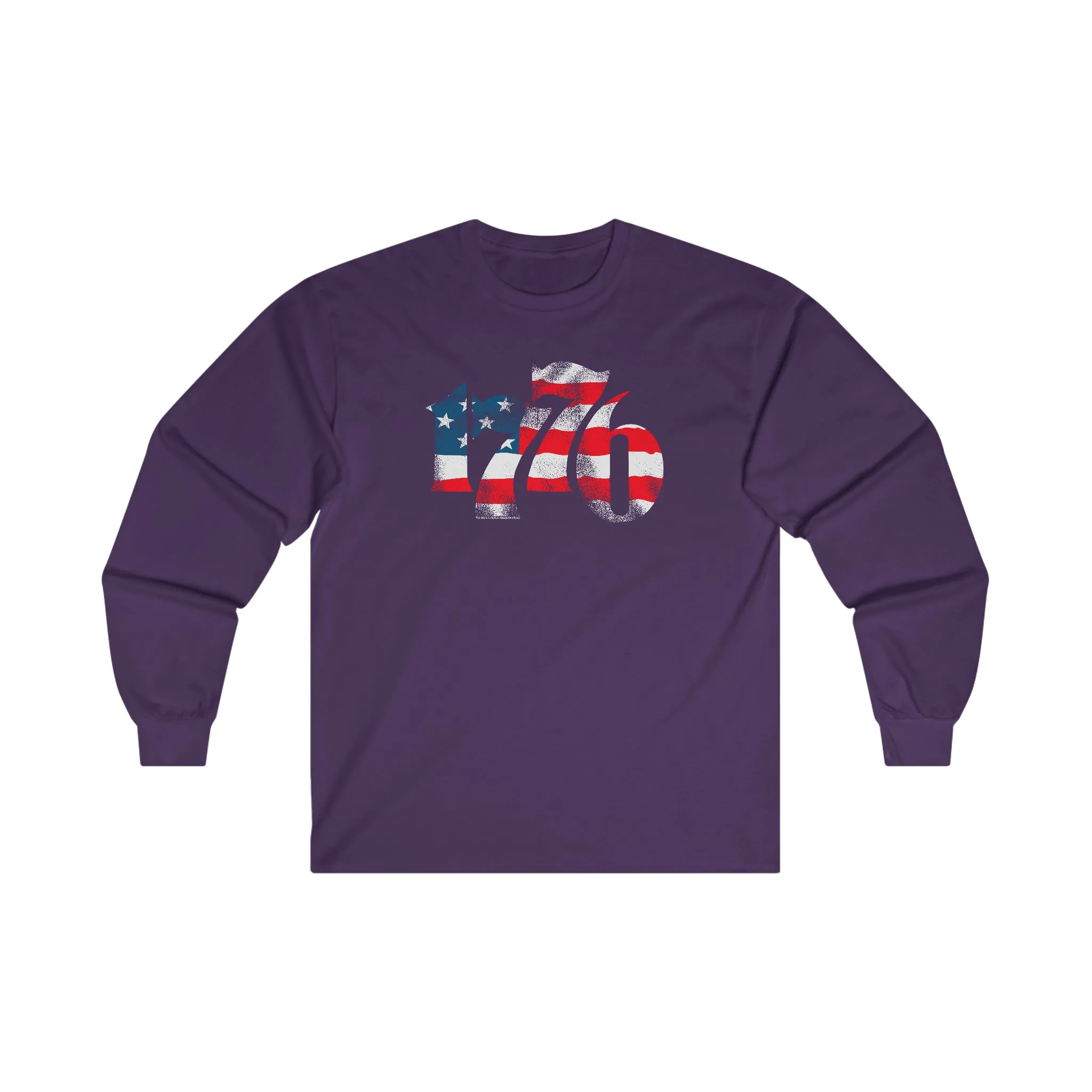 1776 American Flag Long Sleeve Tee