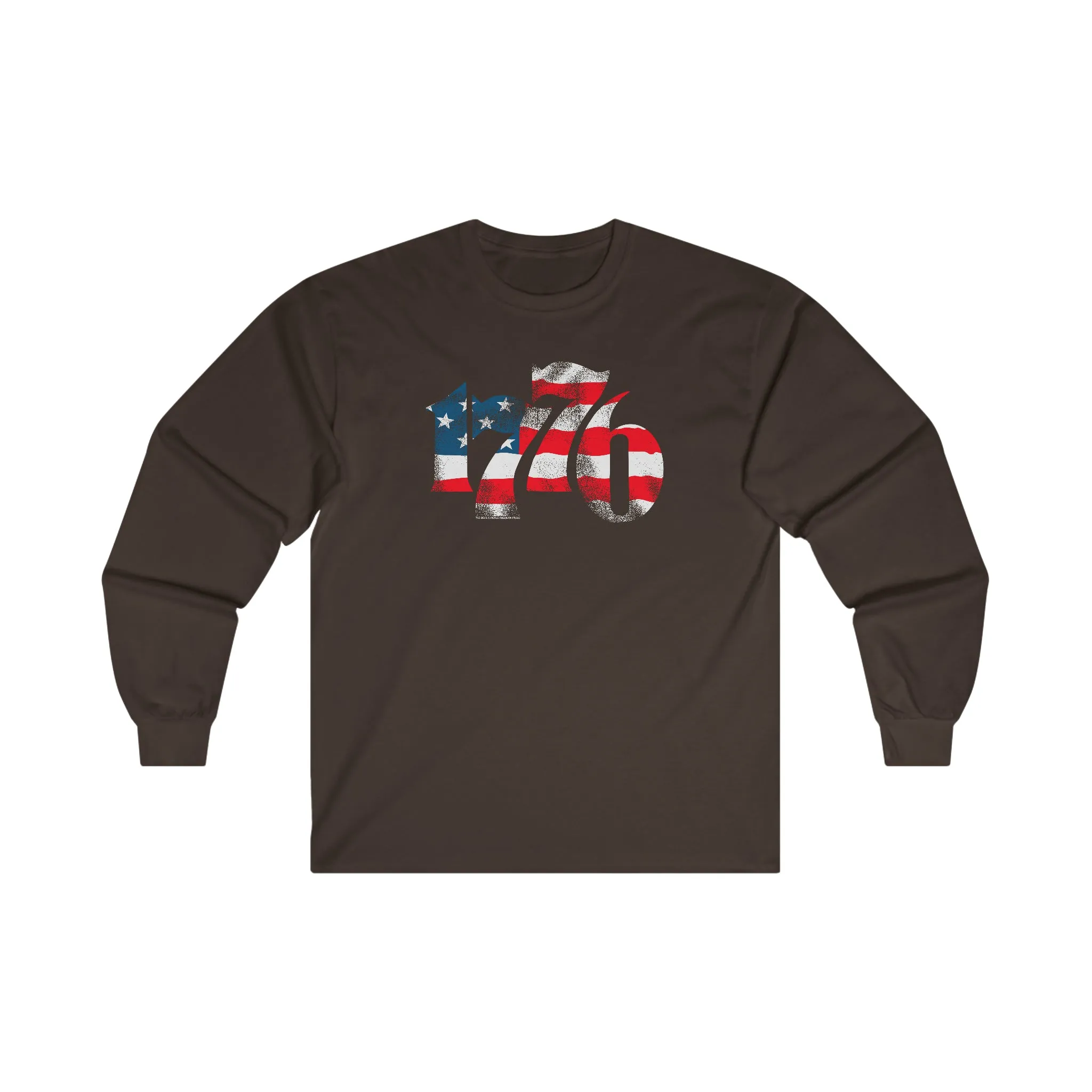 1776 American Flag Long Sleeve Tee