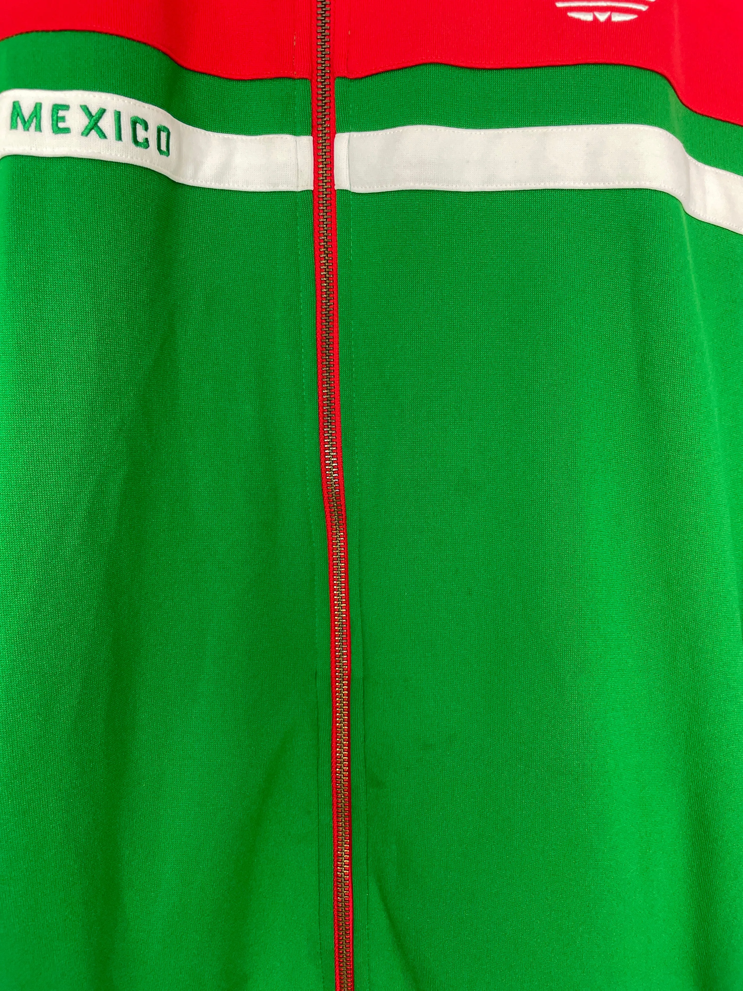 1990/91 MEXICO ADIDAS ORIGINALS TRACKSUIT TOP (XL)