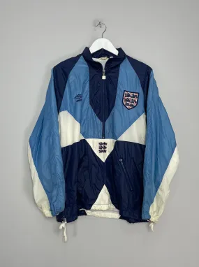 1990/92 ENGLAND TRACK JACKET (M) UMBRO