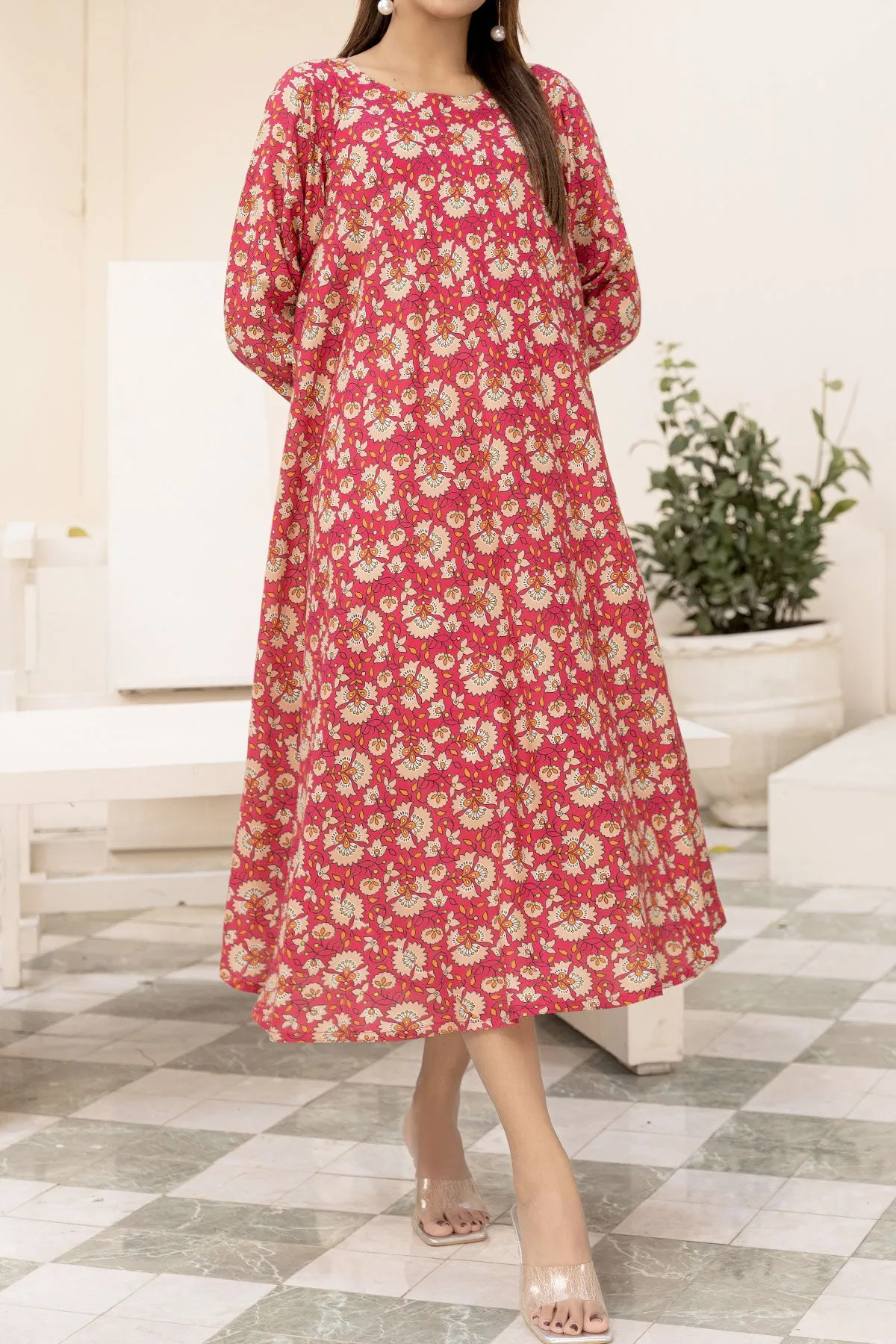 1PIECE DIGITAL PRINT LINEN KURTA  |  DPLK-72