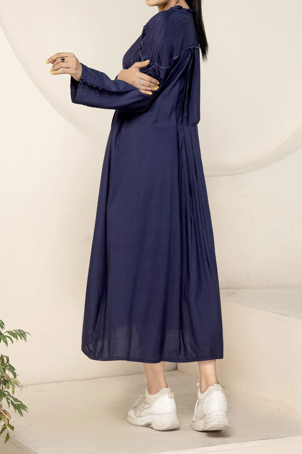 1PIECE LINEN KURTA | LELK-20 Blue