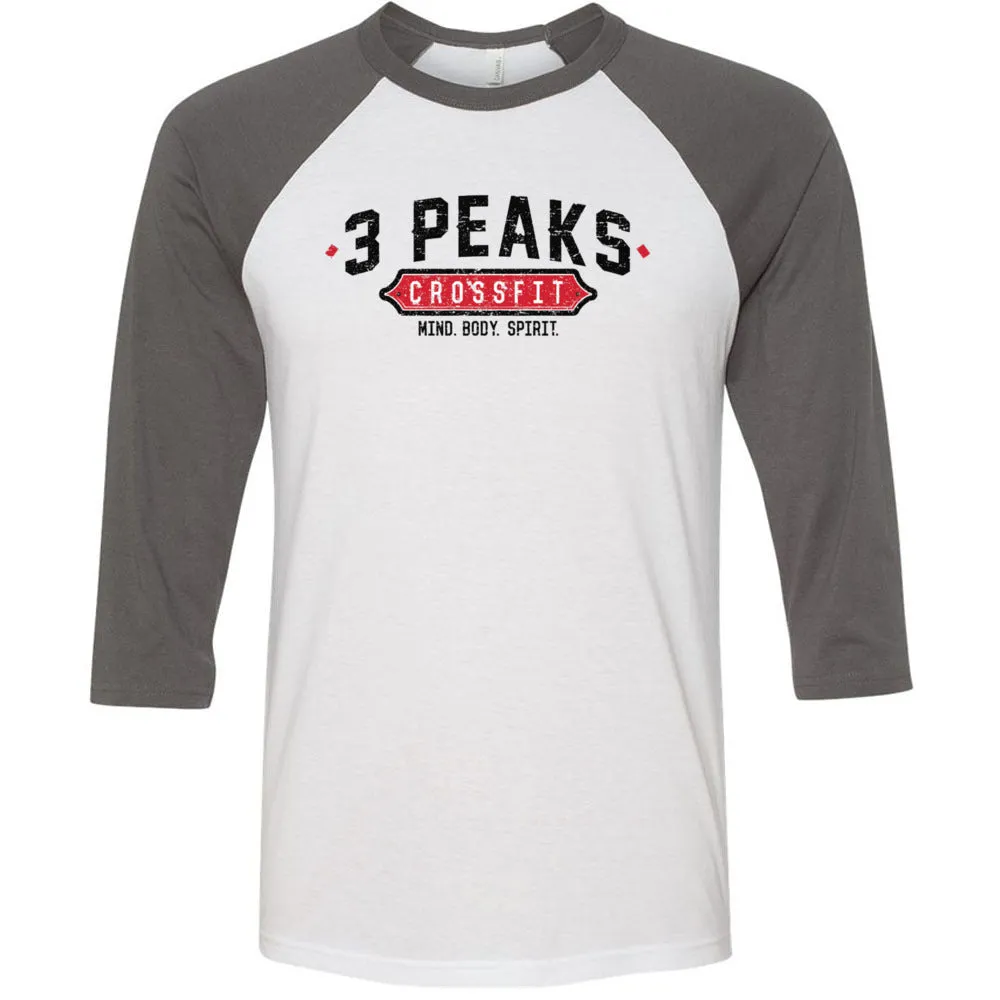 3 Peak CrossFit - 100 - Standard - Men's Baseball T-Shirt