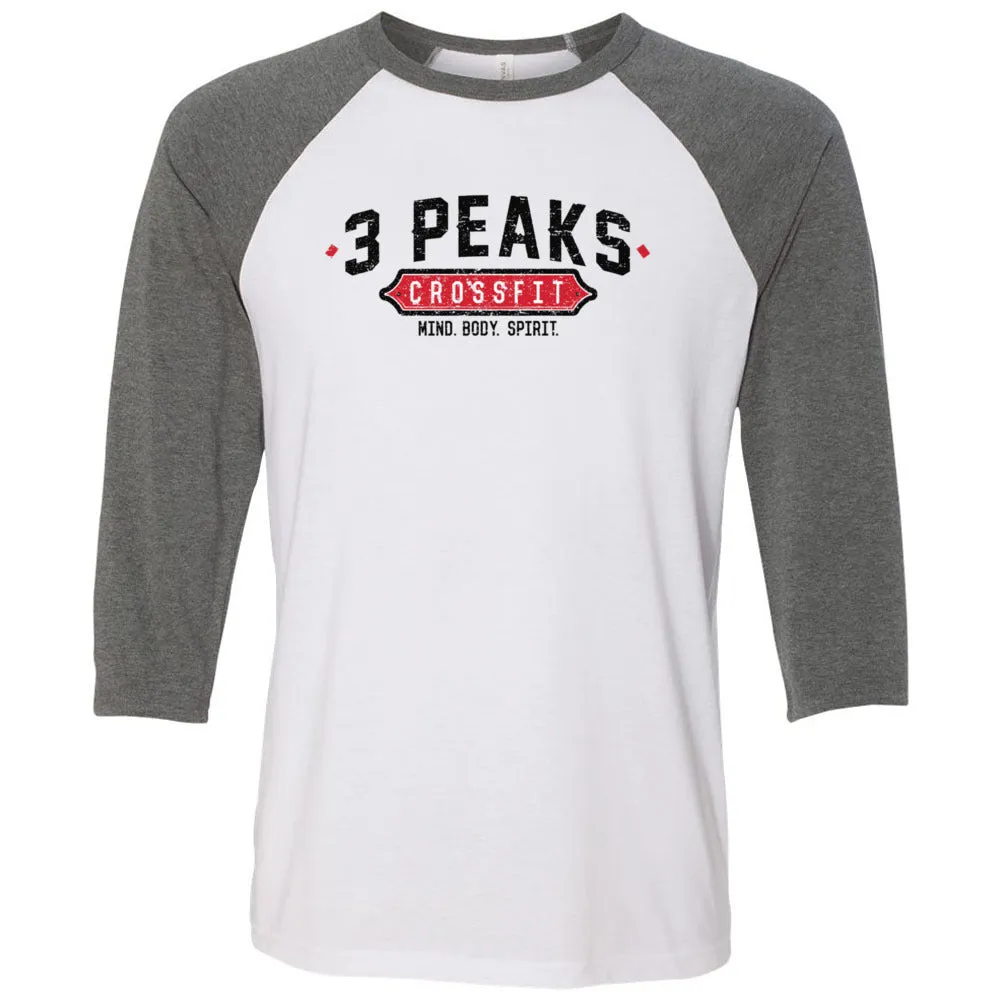 3 Peak CrossFit - 100 - Standard - Men's Baseball T-Shirt