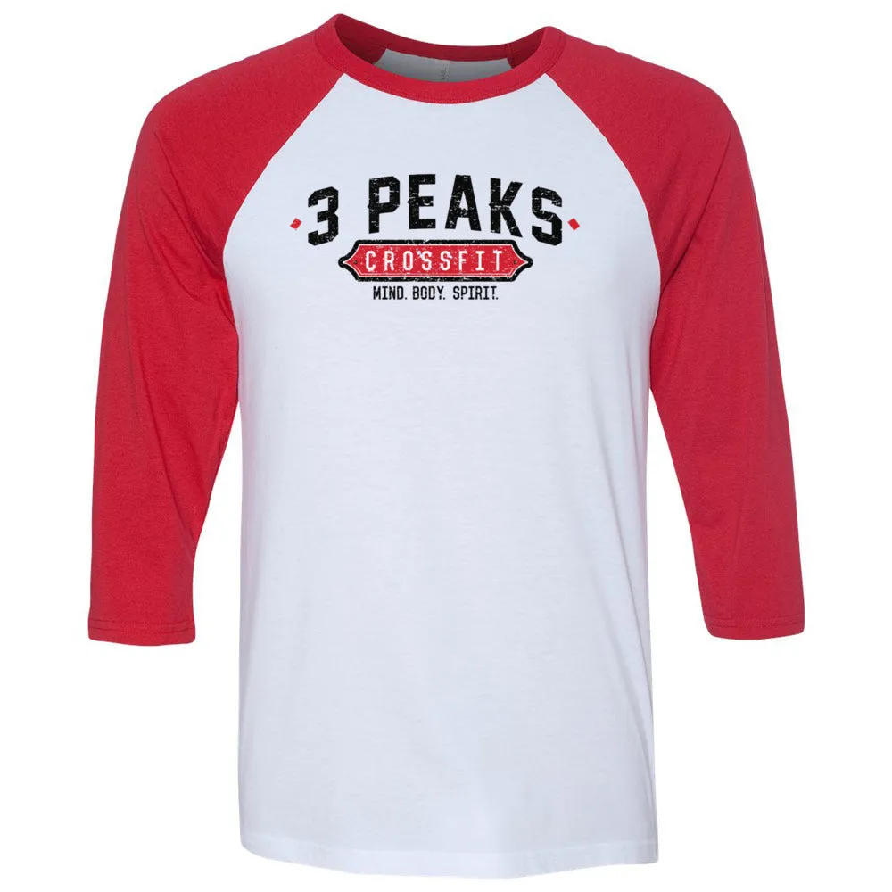 3 Peak CrossFit - 100 - Standard - Men's Baseball T-Shirt