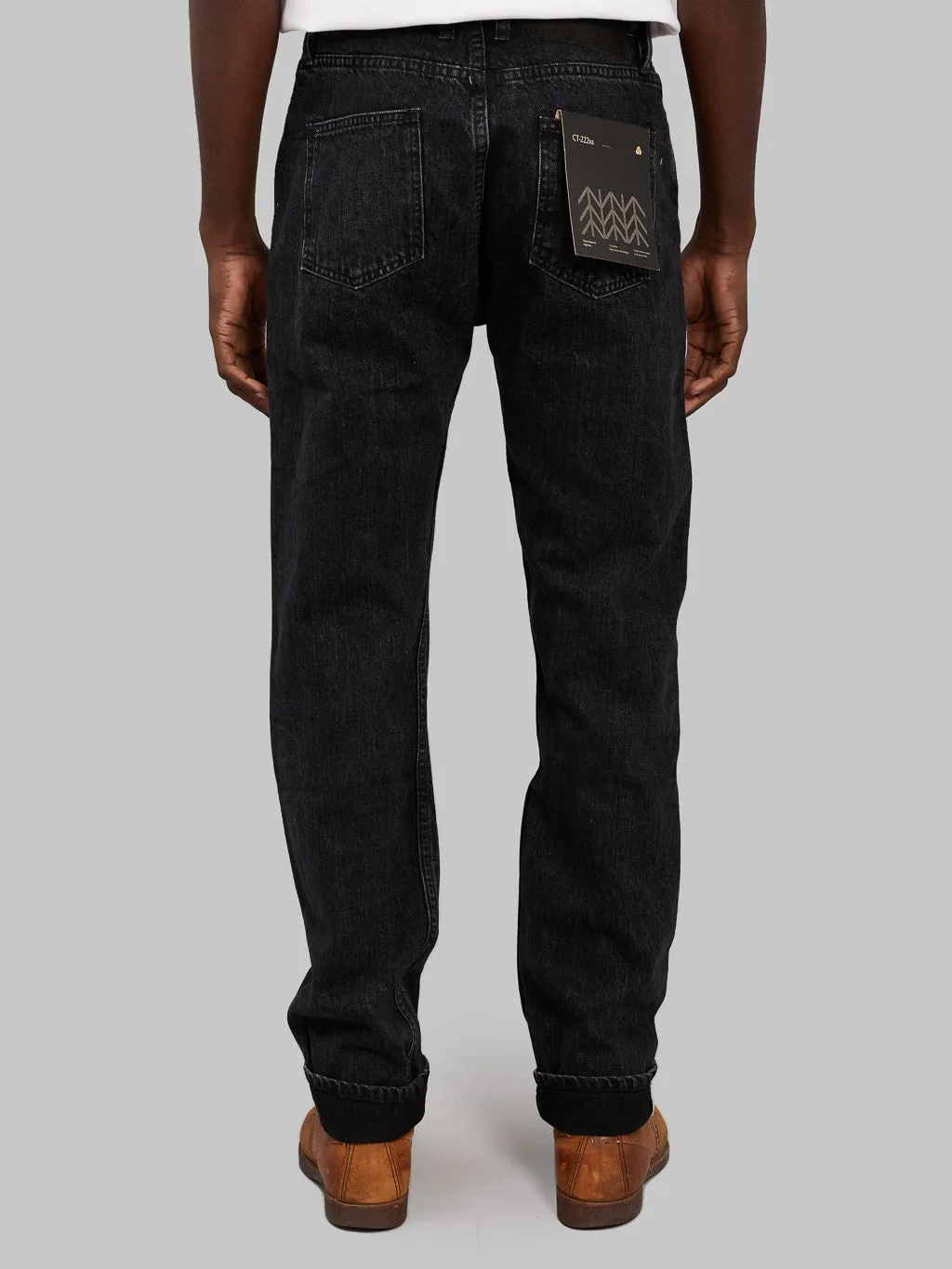 3sixteen CT-222xs Stonewashed Double Black Classic Tapered Jeans