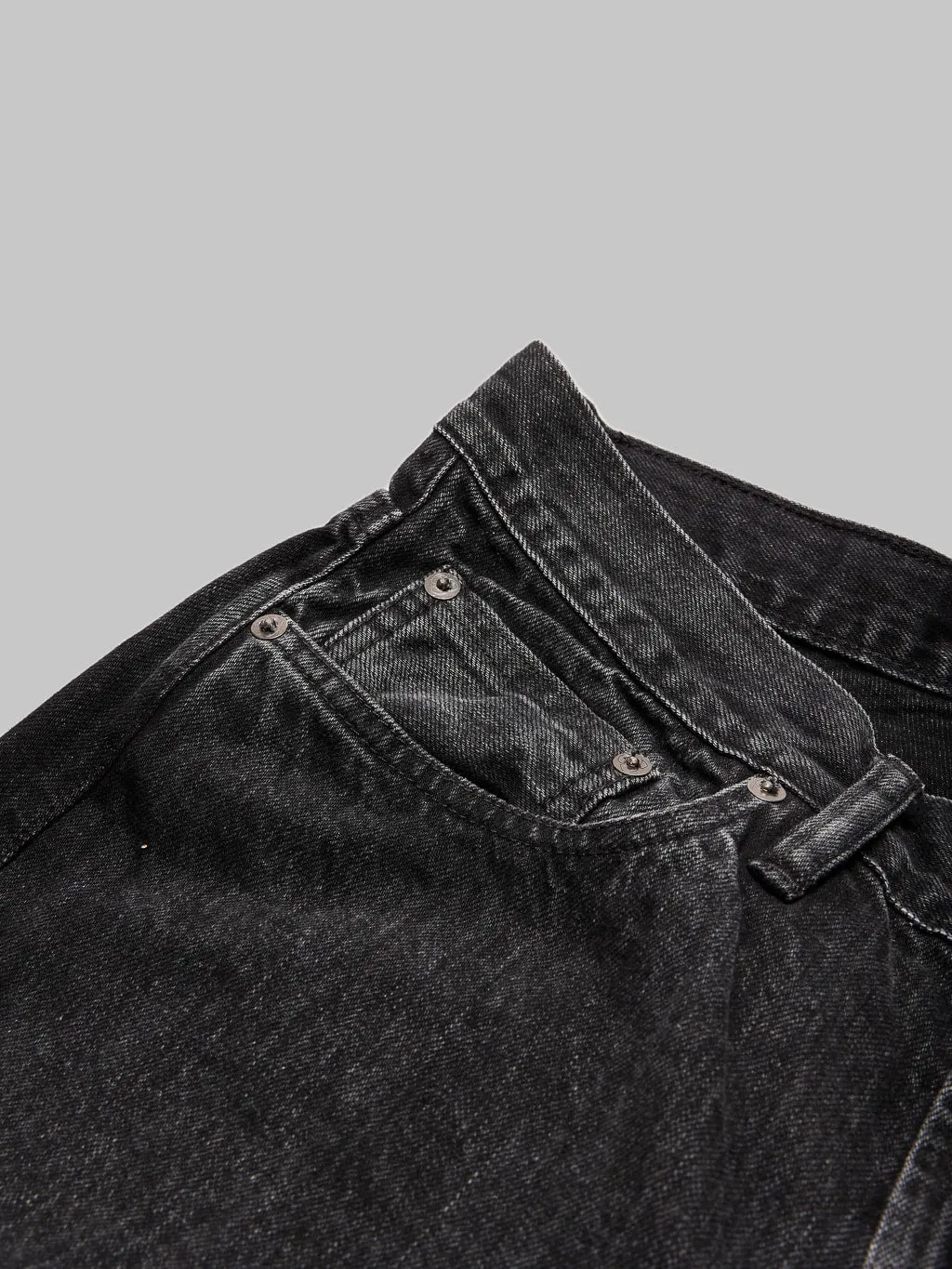 3sixteen CT-222xs Stonewashed Double Black Classic Tapered Jeans