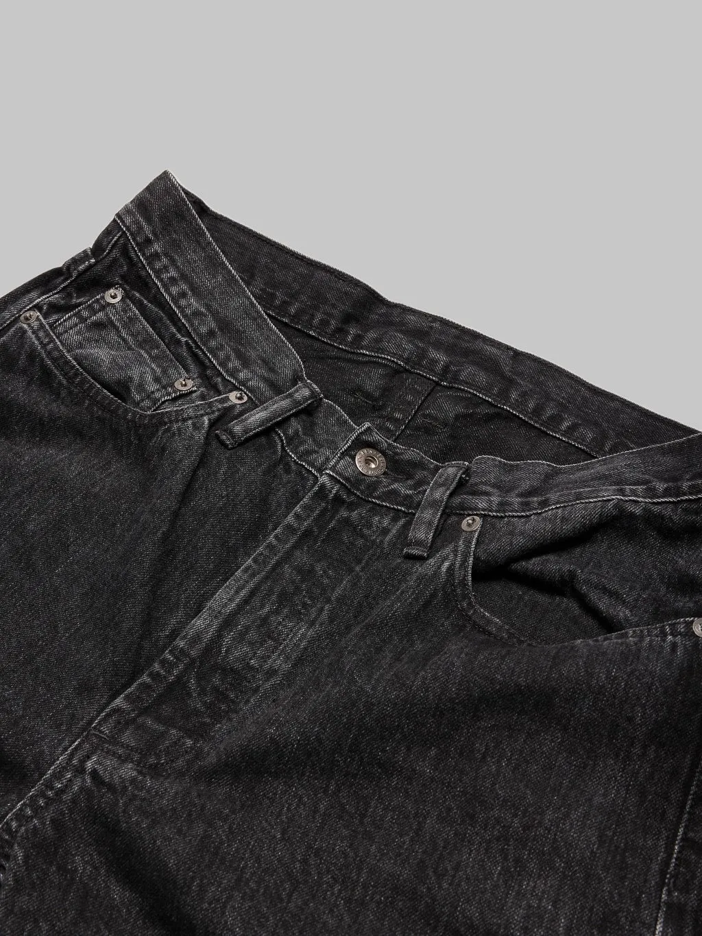 3sixteen CT-222xs Stonewashed Double Black Classic Tapered Jeans