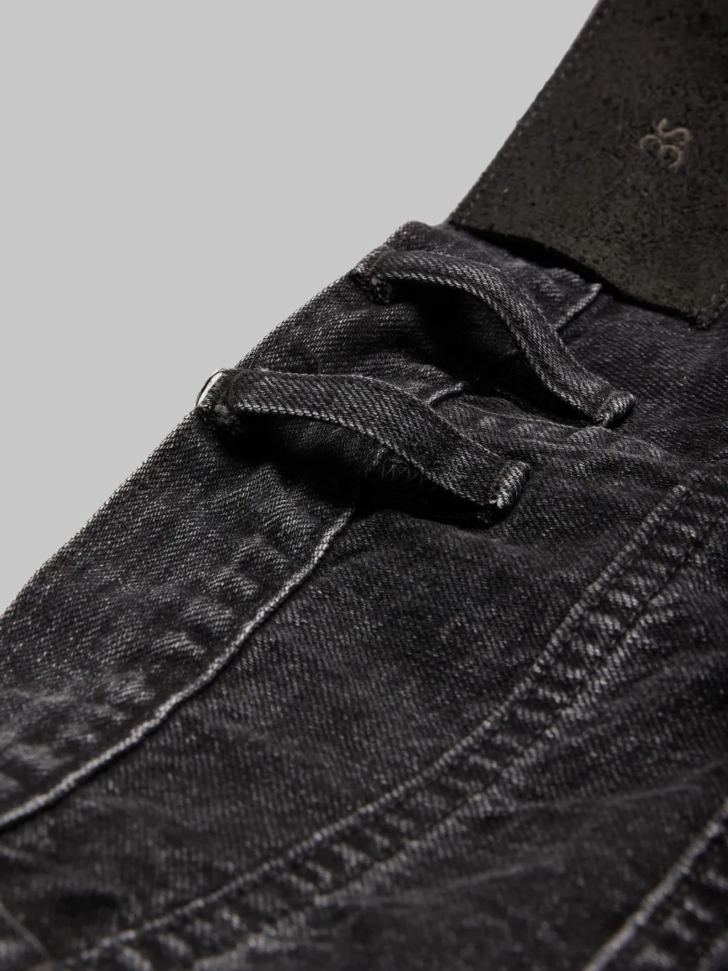 3sixteen CT-222xs Stonewashed Double Black Classic Tapered Jeans