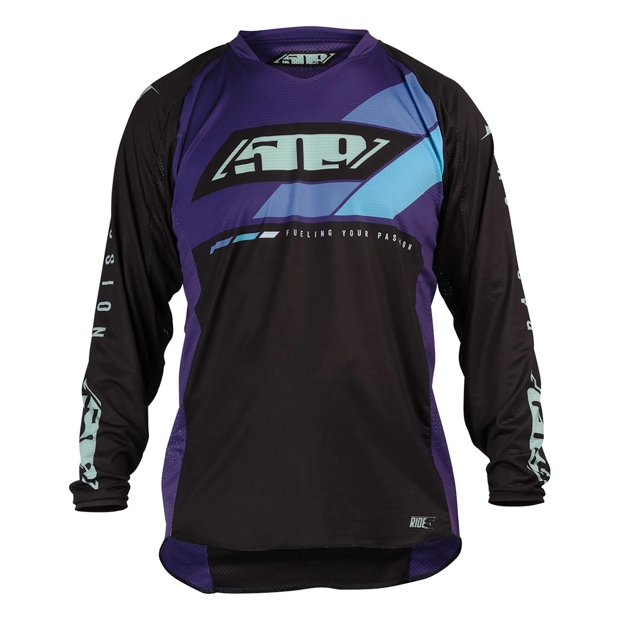 509  Ride 5 Jersey Lightweight Quick-Drying Breathable Mesh Paneling Ultraviolet