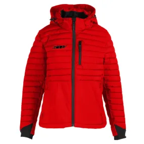 509  Womens Syn Down Insulated Snowmobile Jacket Lightweight DWR Finish Apex Red