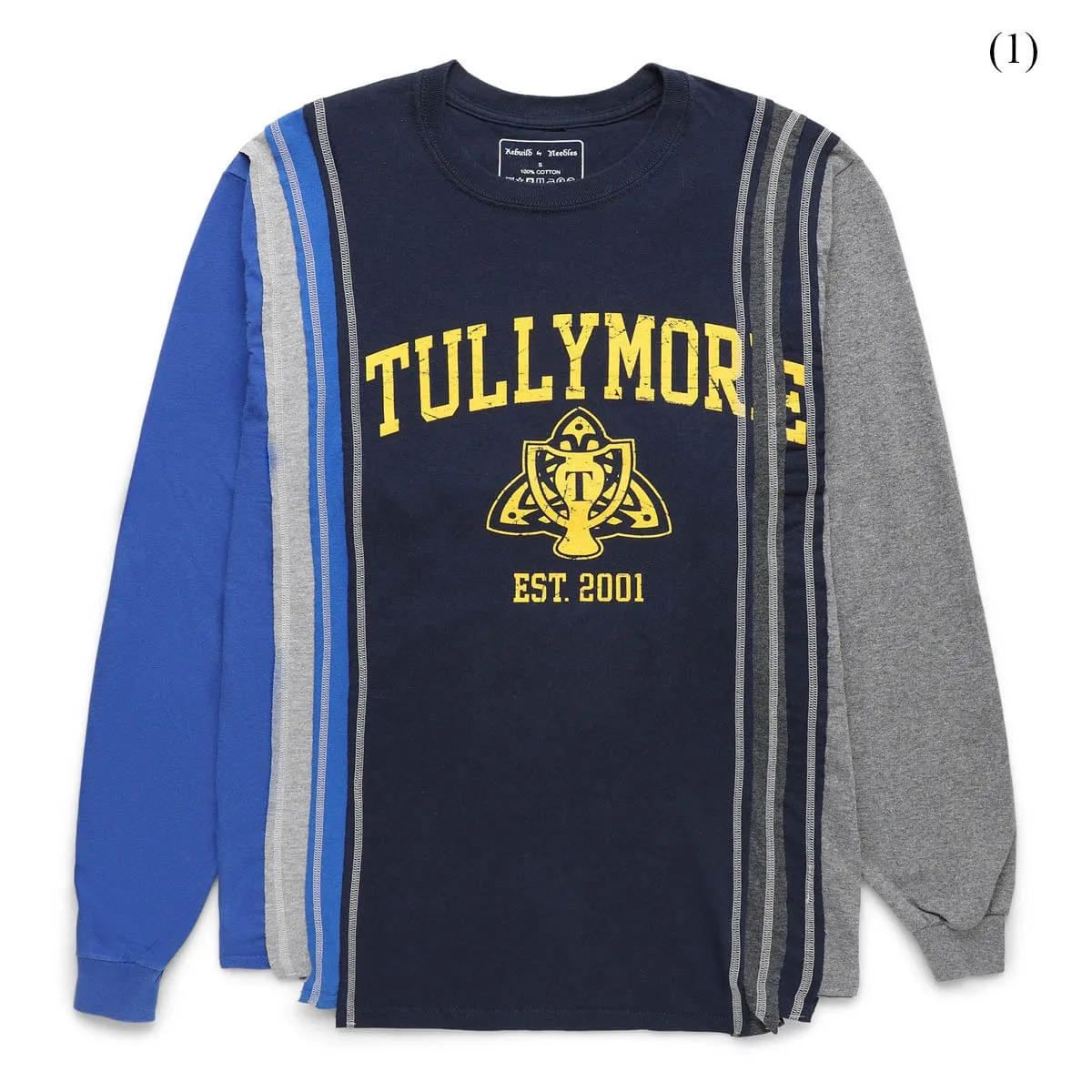 7 CUTS LONG SLEEVE T-SHIRT - COLLEGE (S)