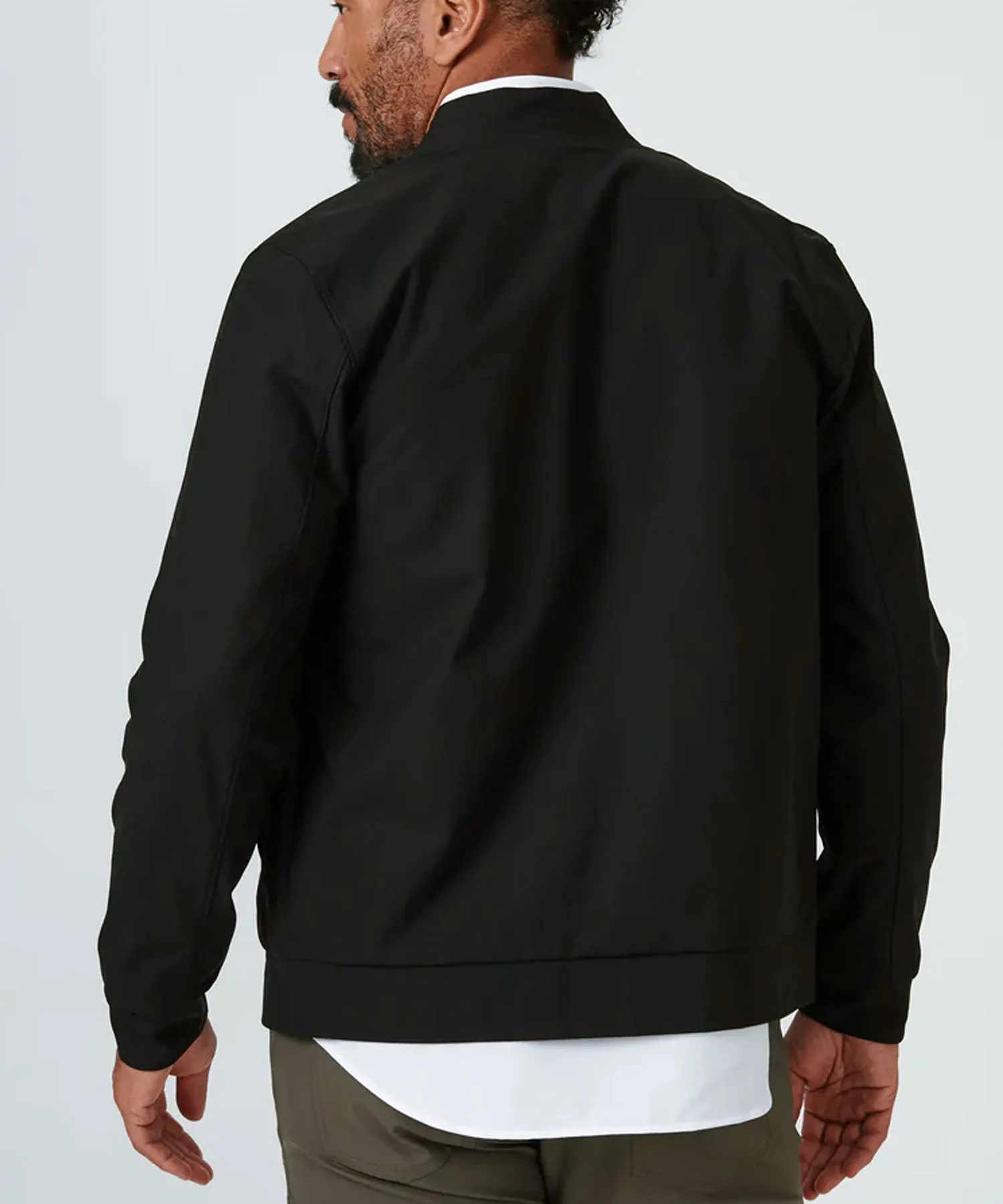 7 Diamonds Infinity Bomber Jacket - Black