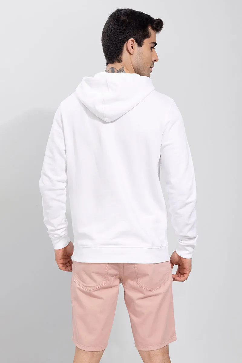 Active White Hoodie