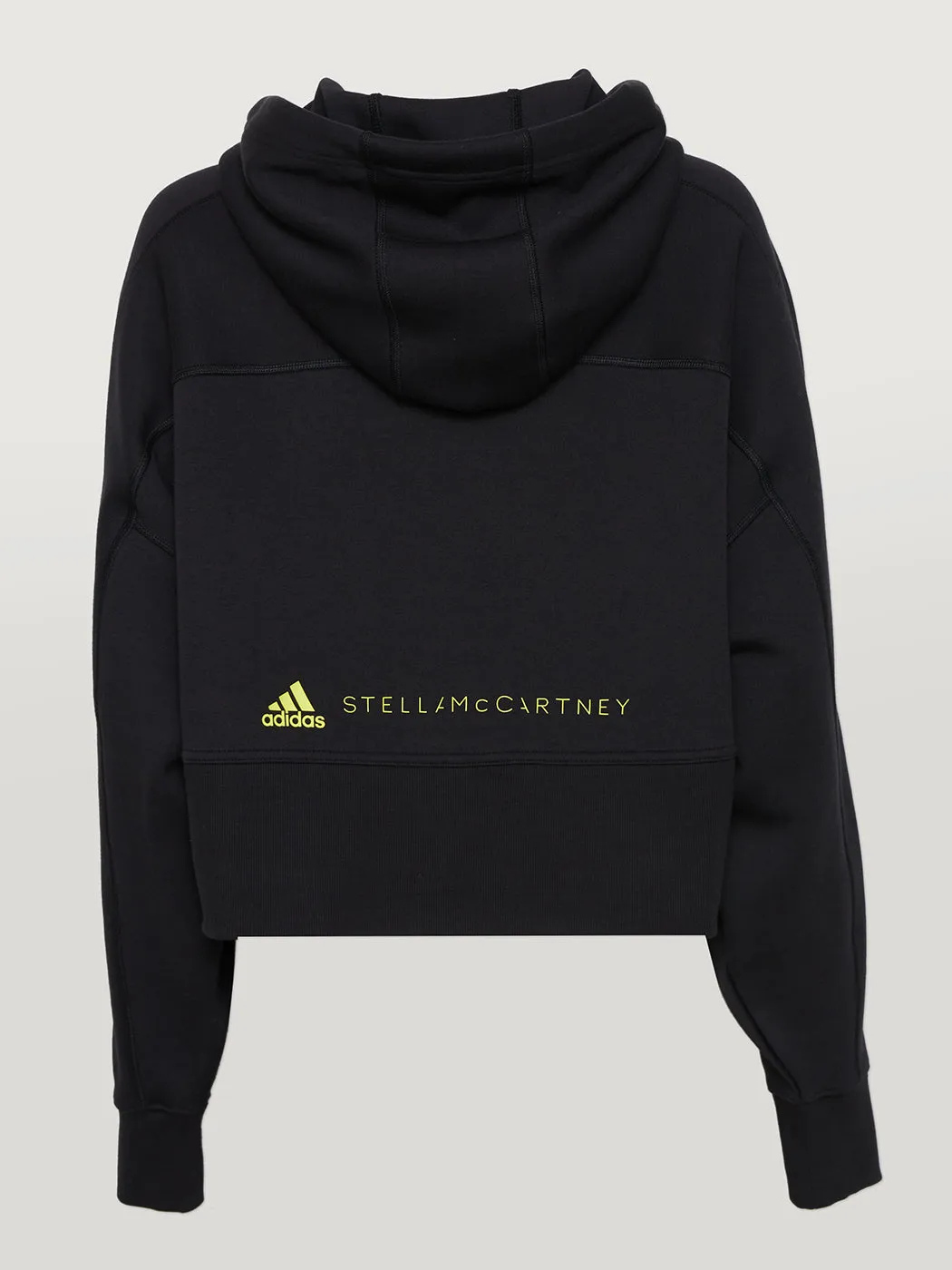 Adidas By Stella Mccartney Sportswear Cropped Hoodie - Black