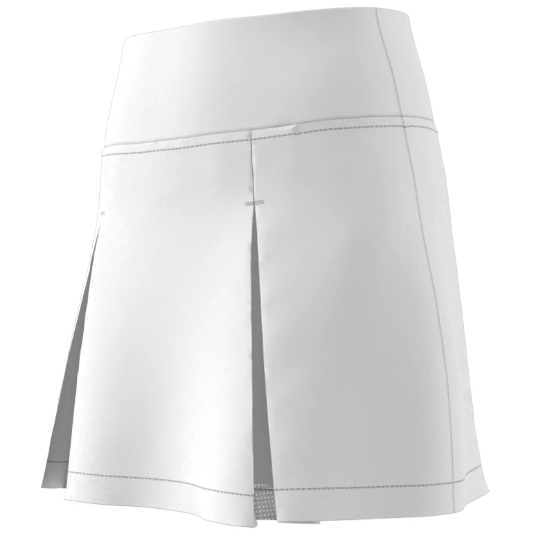 Adidas Girls Club Tennis Pleated Skirt - White