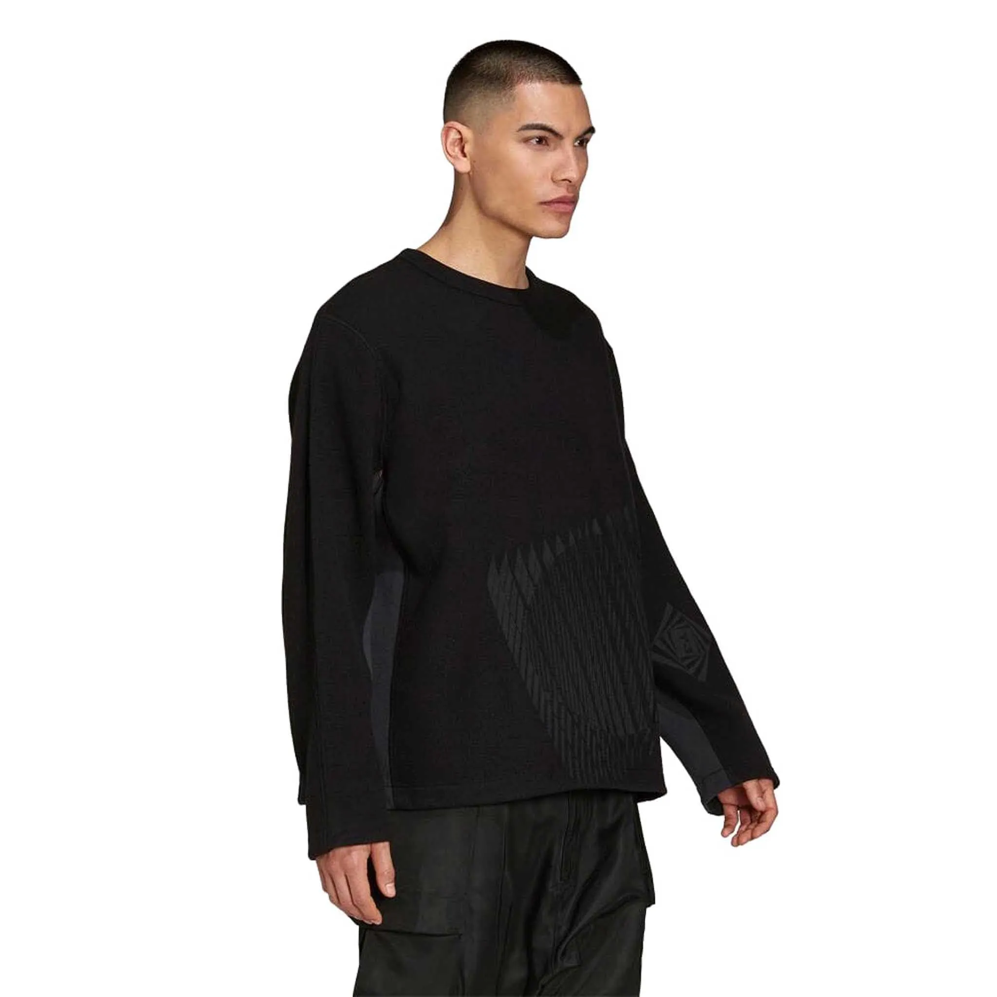 ADIDAS Y-3 CH1 Optimistic Illusions Sweatshirt Black