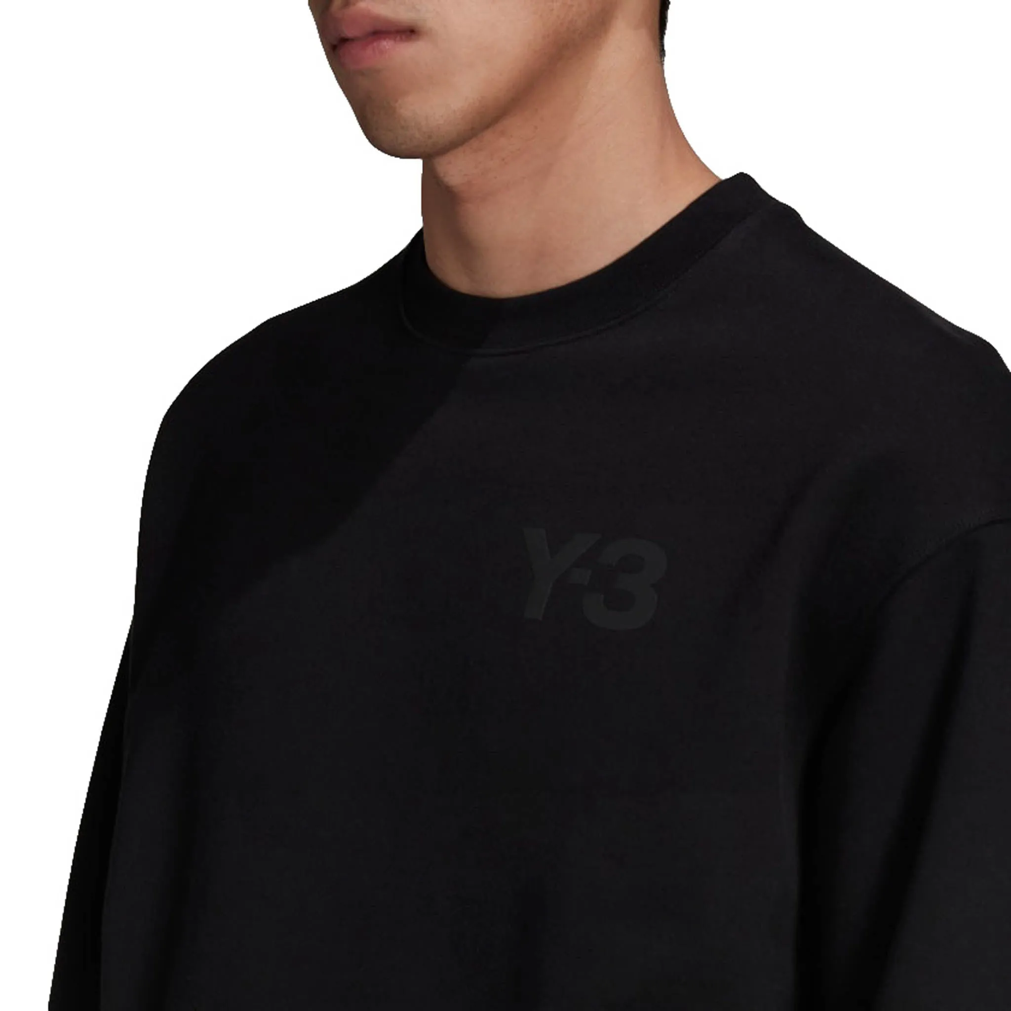 ADIDAS Y-3 Classic Chest Logo Hoodie Black