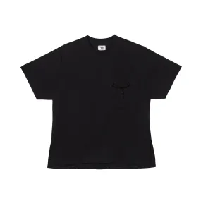 ADIDAS Y-3 Classic Paper Jersey Pocket Tee Black