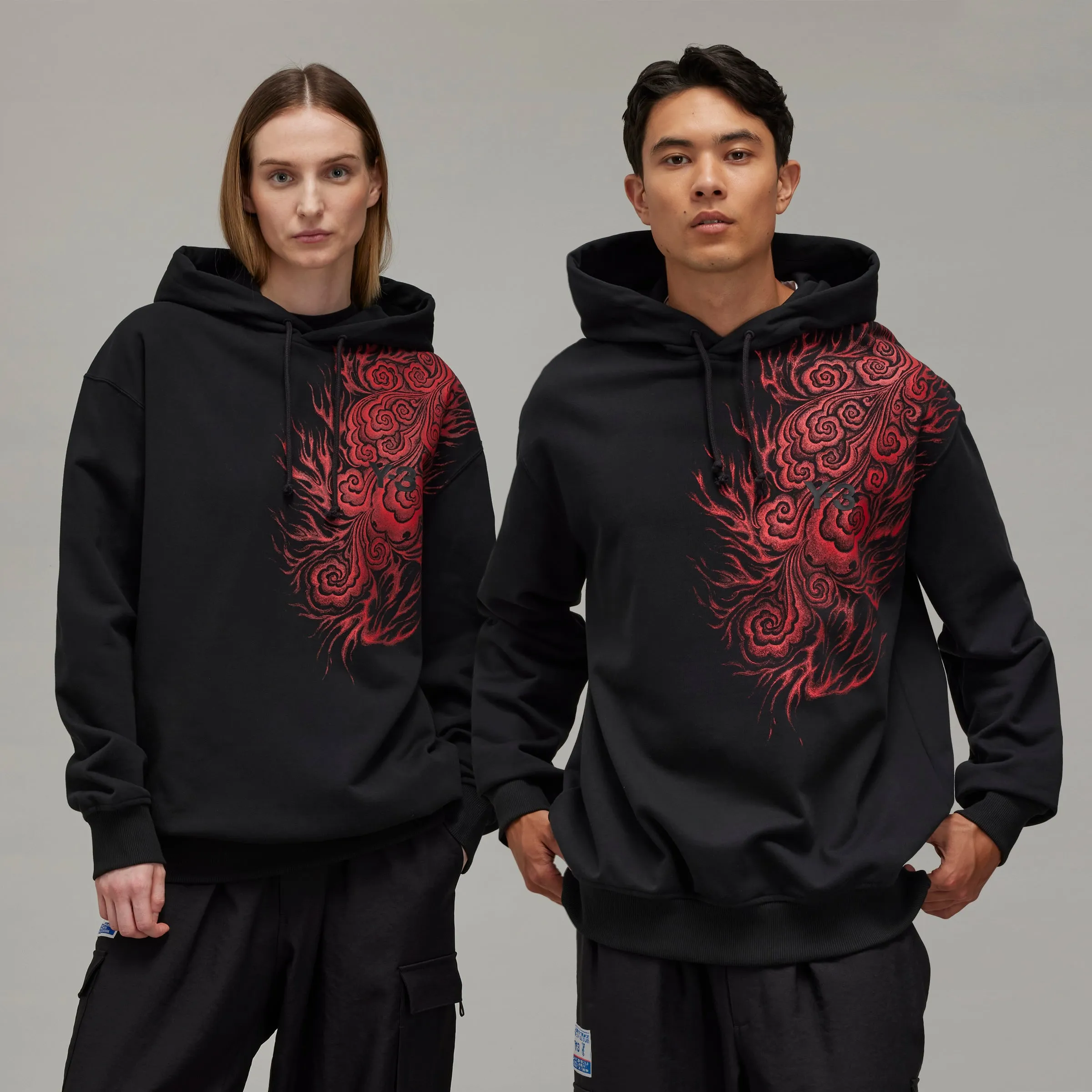 ADIDAS Y-3 JFA Culturewear Hoodie Black