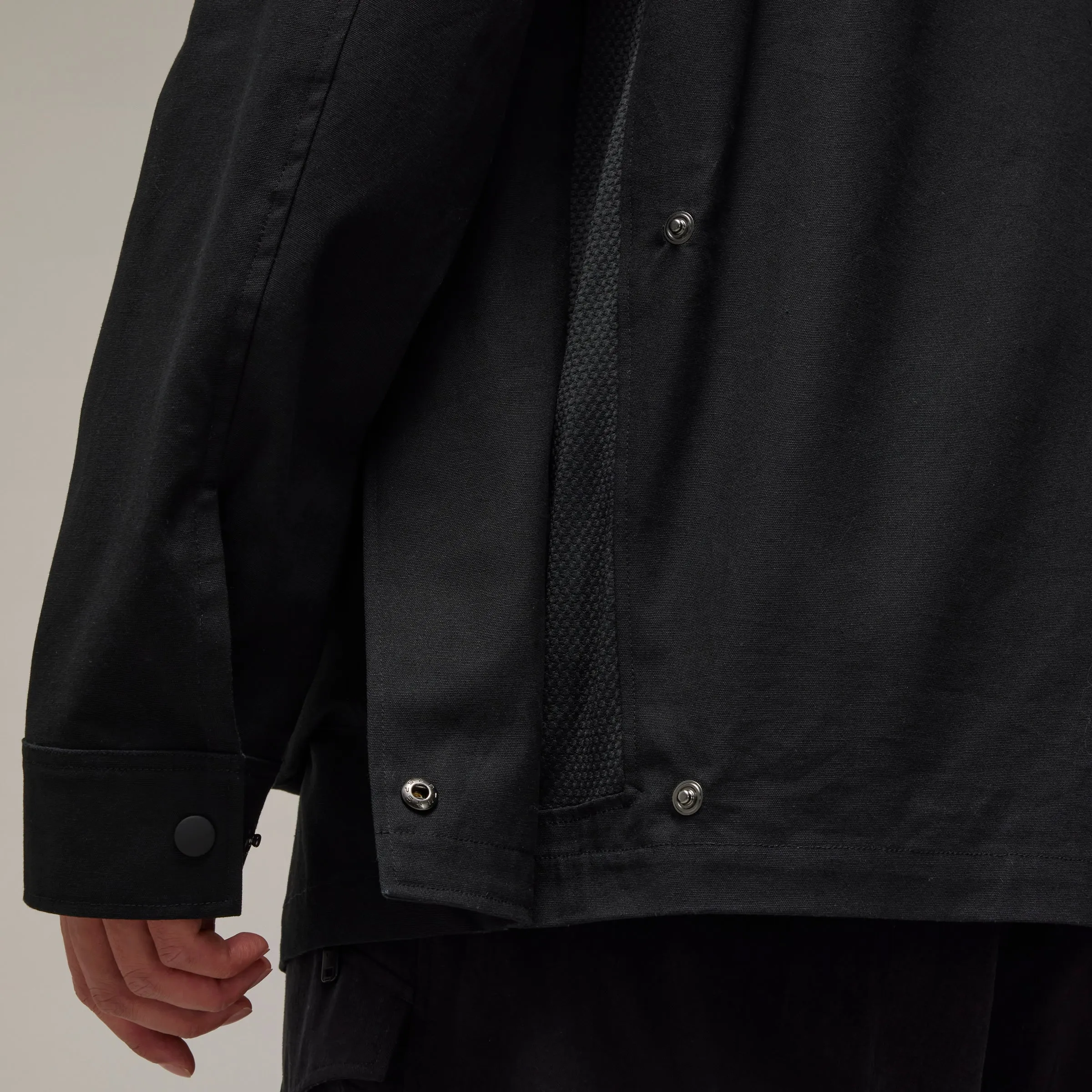 ADIDAS Y-3 Long Sleeve Pocket Shirt Black