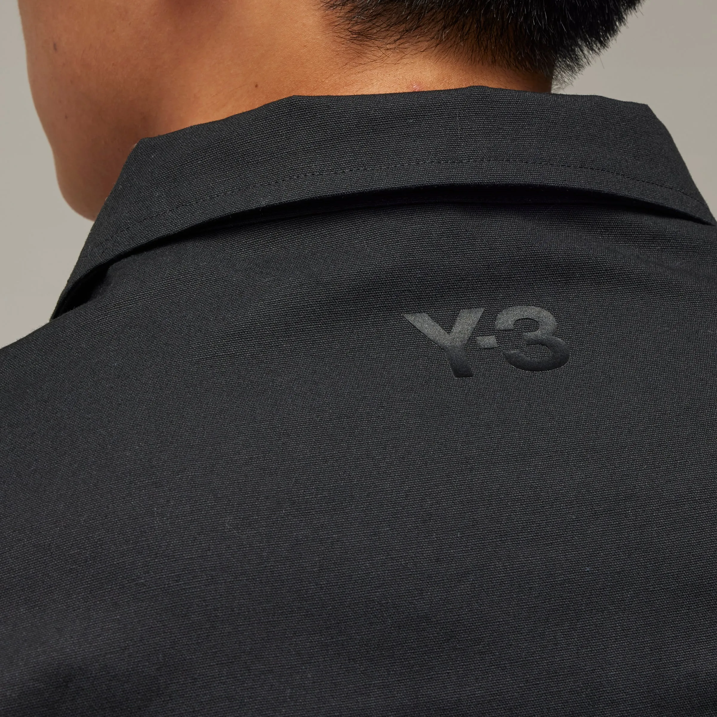 ADIDAS Y-3 Long Sleeve Pocket Shirt Black