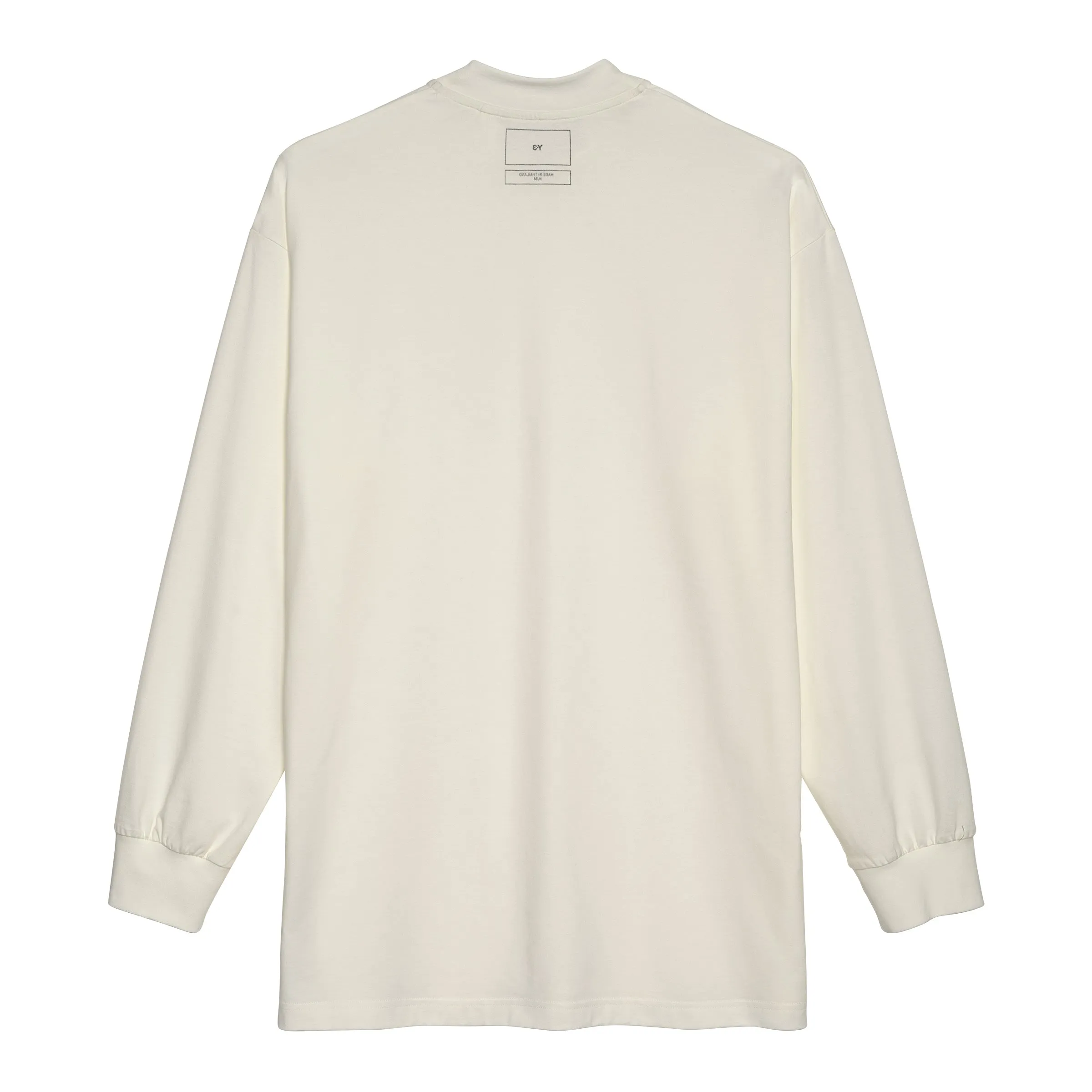 ADIDAS Y-3 Mock Neck Tee Off White