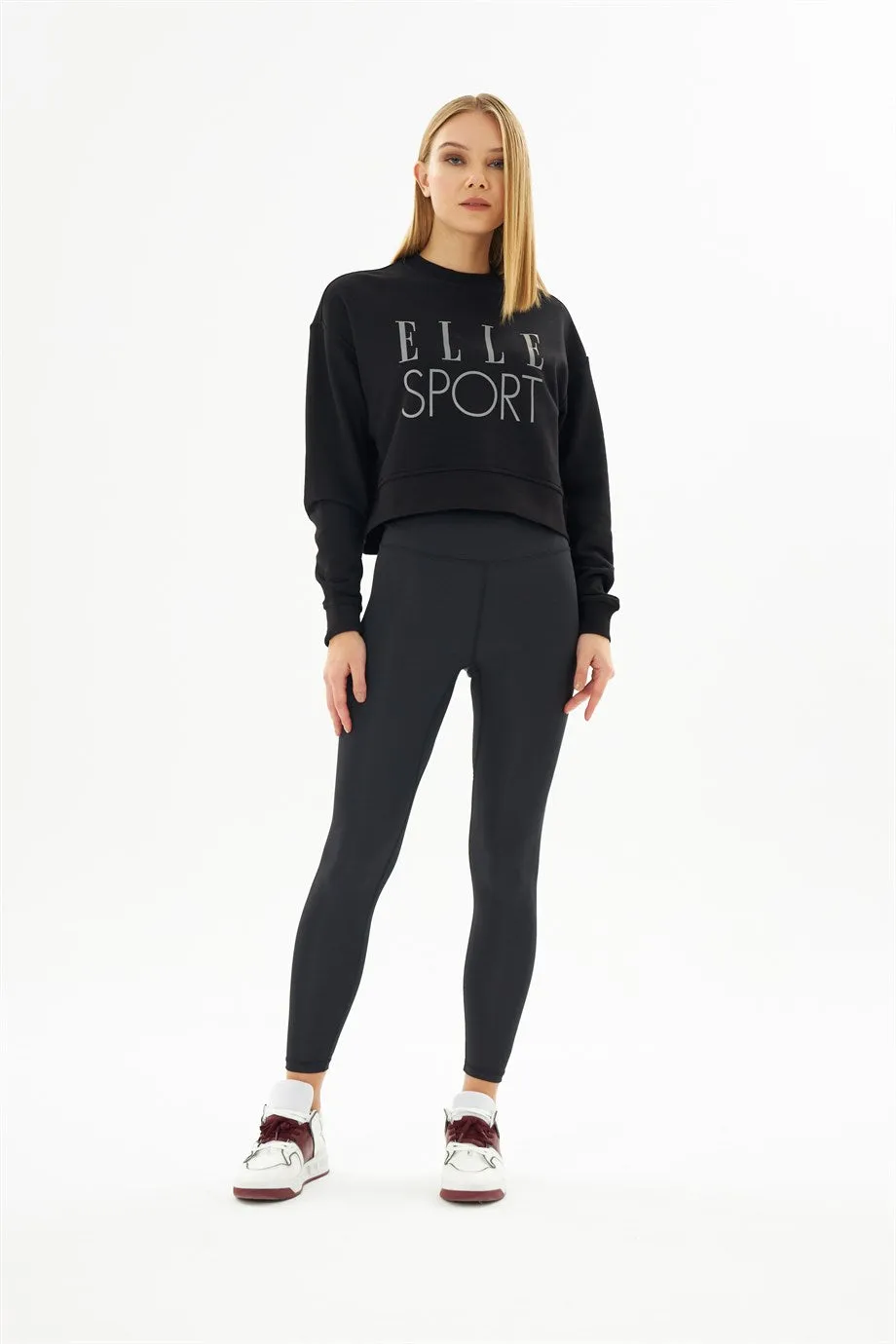 Angelino Sport Reflector Women's Crop Sweatshirt