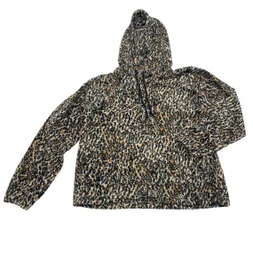 ANIMAL PRINT SWEATSHIRT HOODIE by CLOTHES MENTOR Size:M