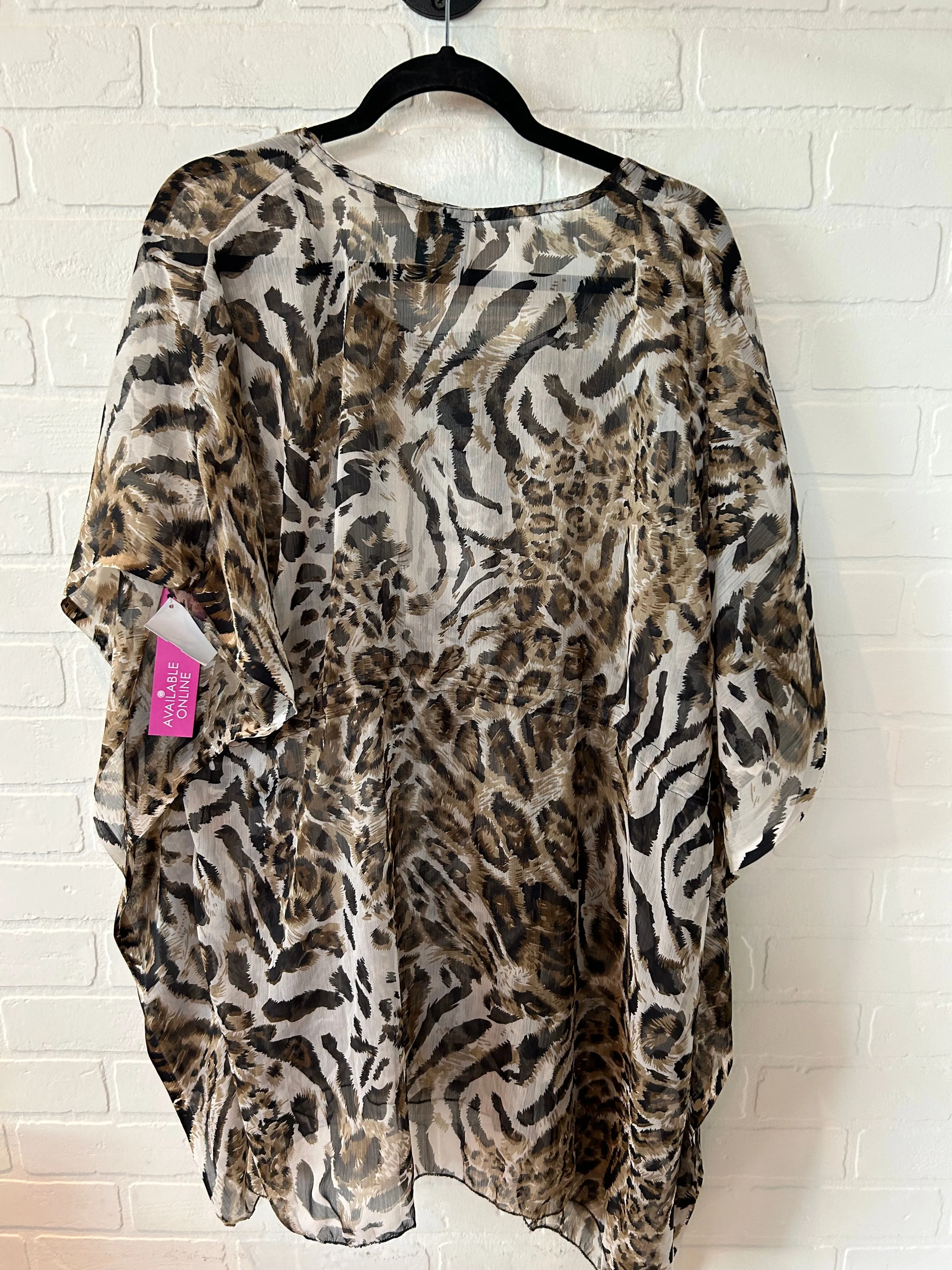 Animal Print Swimwear Cover-up Clothes Mentor, Size Onesize