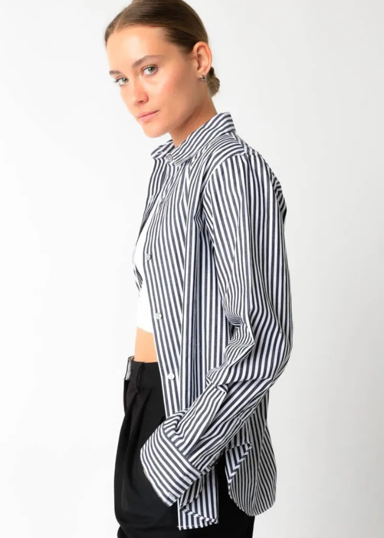 Arlen Striped Button Down