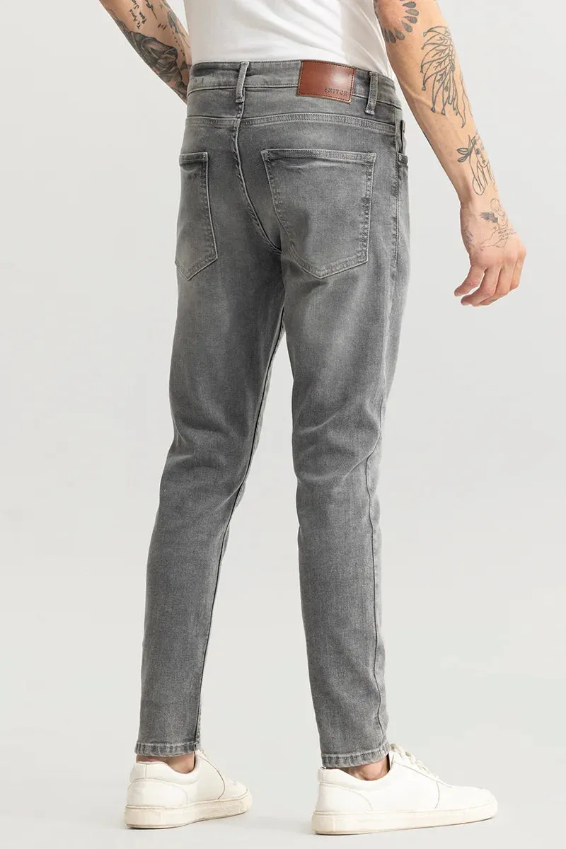 Ashen Washed Grey Skinny Jeans