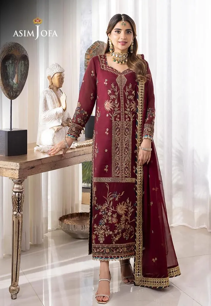 Asim Jofa Chiffon Suit