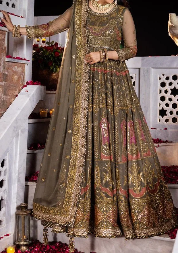 Asim Jofa Jaan-e-jahan Pakistani Chiffon Anarkali