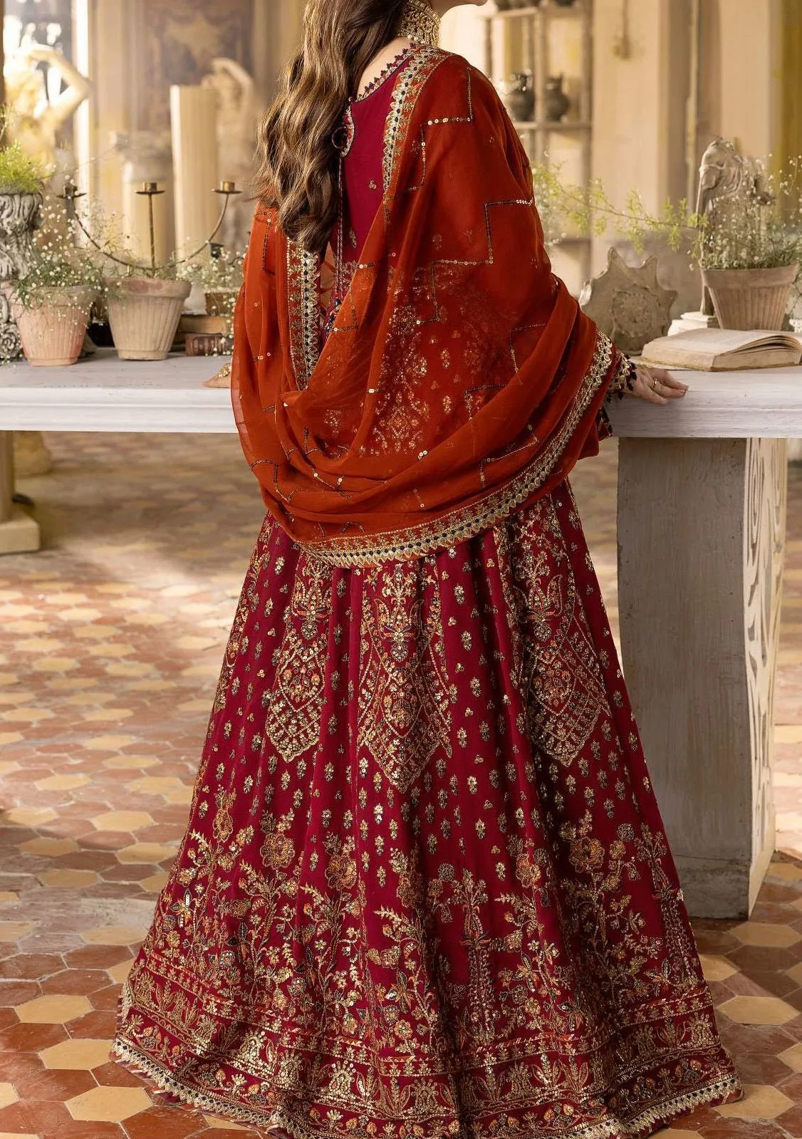 Asim Jofa Khwab Pakistani Chiffon Anarkali