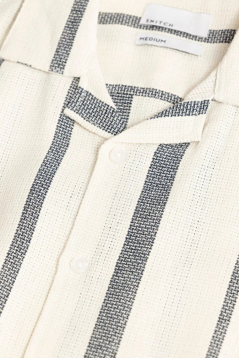 Astral Weave Stripe Off-White Shirt