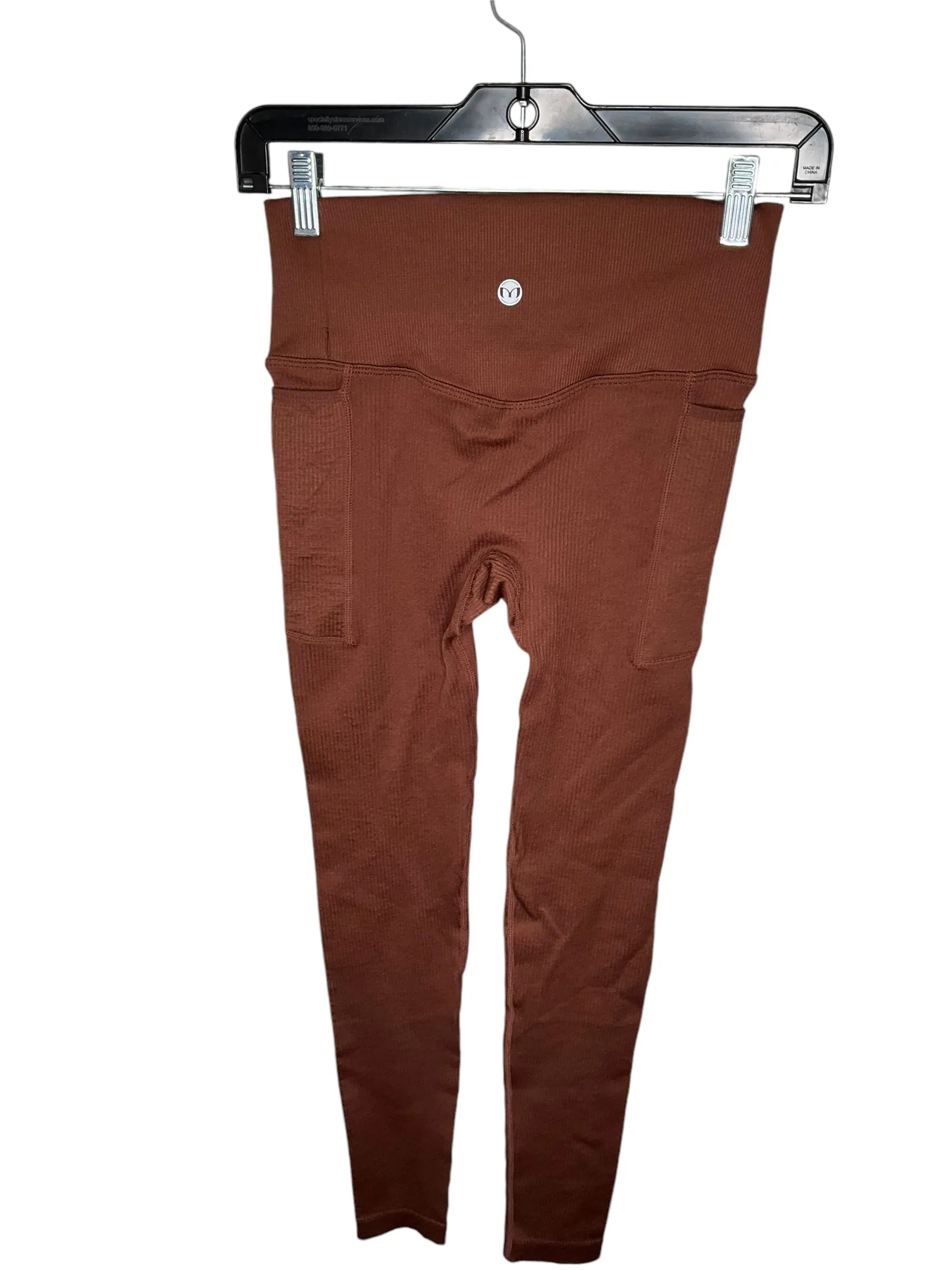 Athletic Leggings By Clothes Mentor In Brown, Size: S