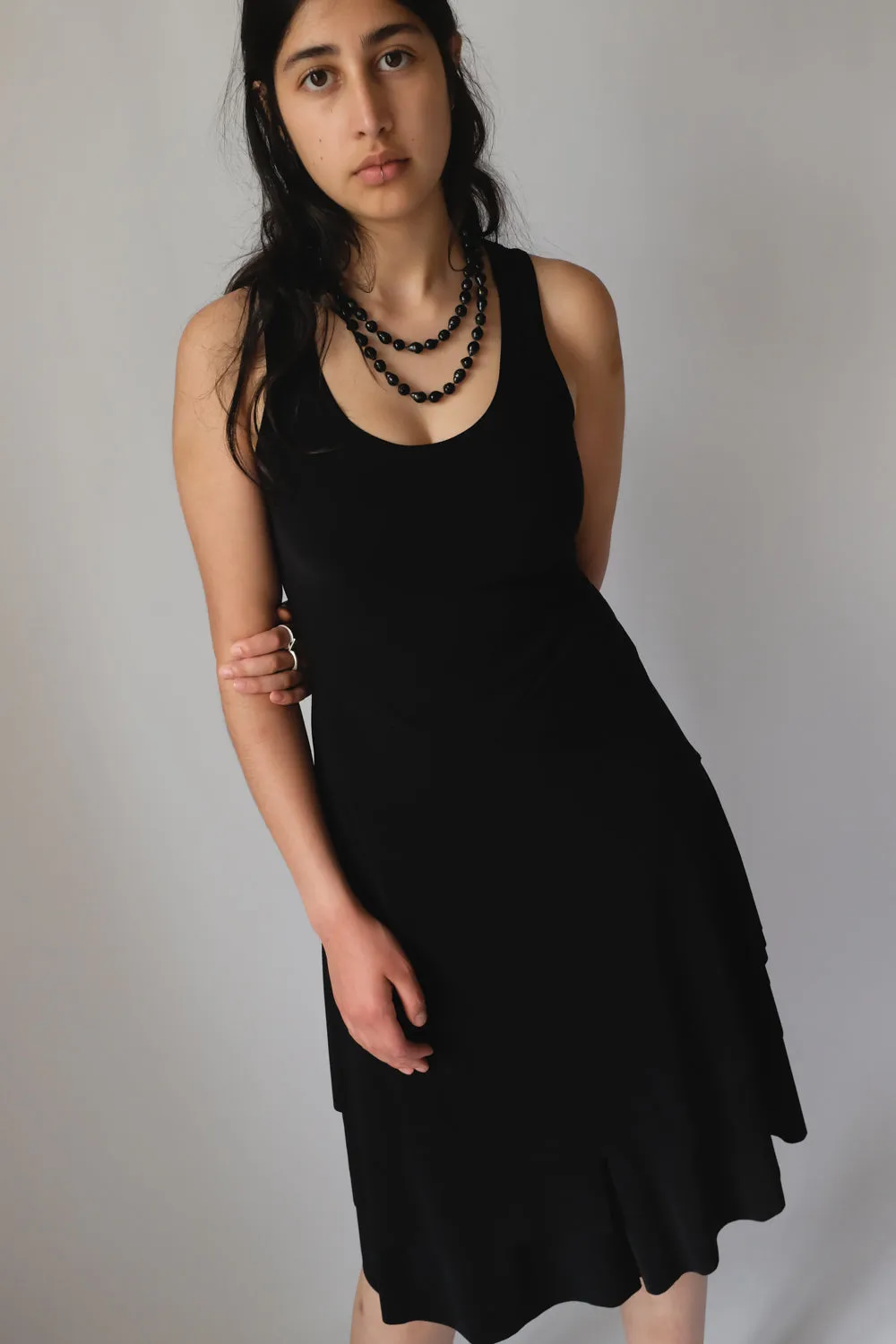 BLACK LAYER SUMMER DRESS