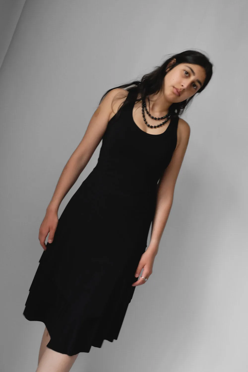 BLACK LAYER SUMMER DRESS