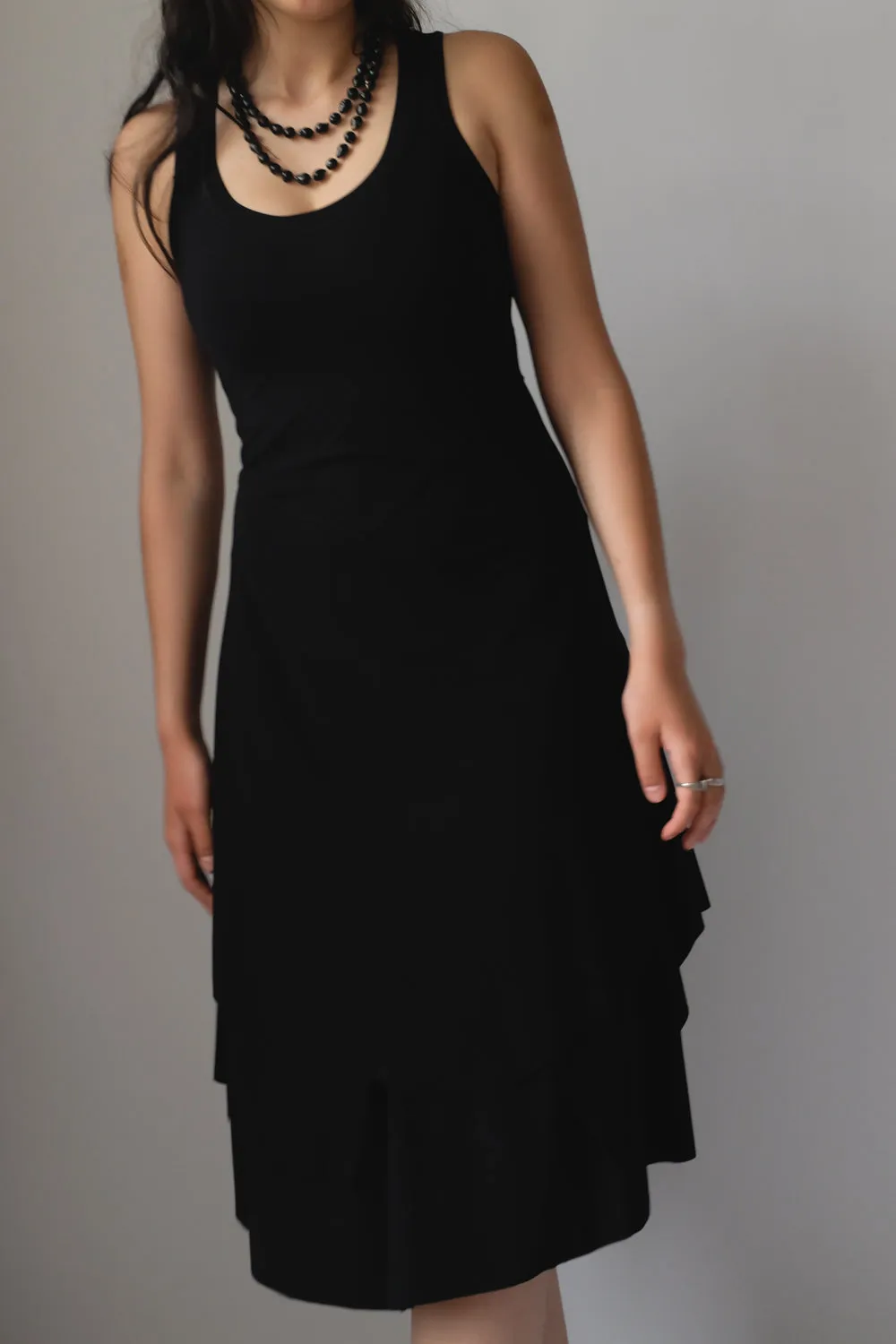 BLACK LAYER SUMMER DRESS