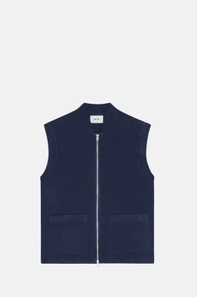 Boiled Vest Navy Blue