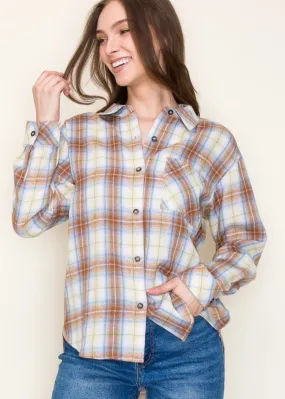 Bonfires Summer Lightweight Flannel