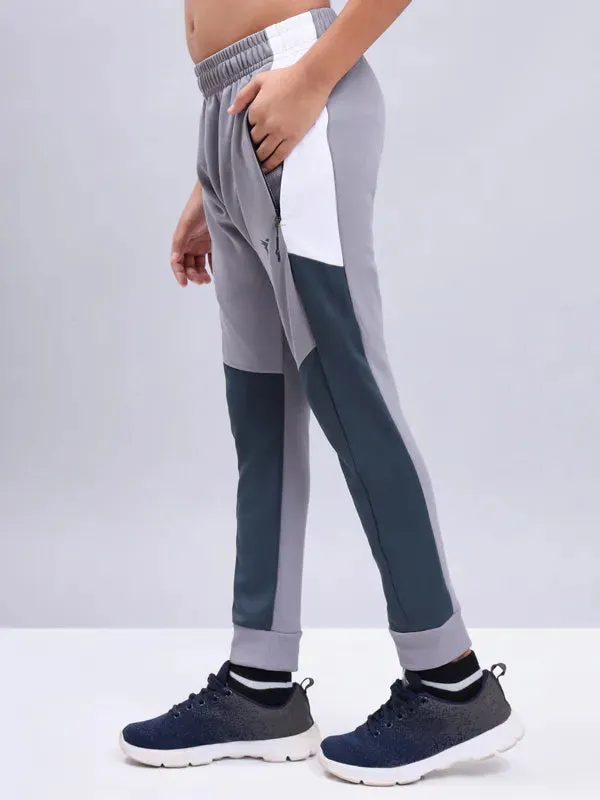 Boys Colorblock Slim Fit Joggers with TECHNO GUARD