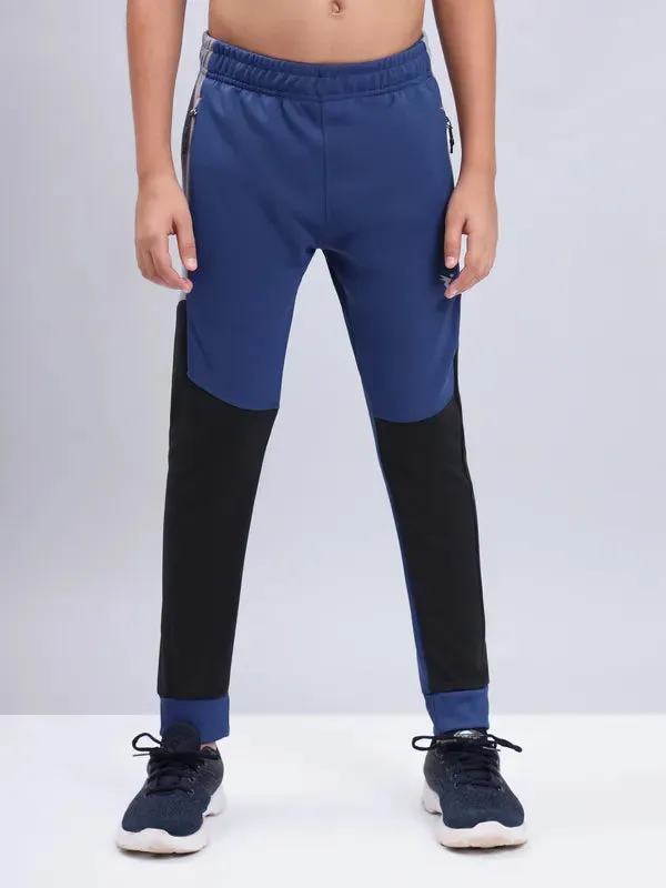 Boys Colorblock Slim Fit Joggers with TECHNO GUARD