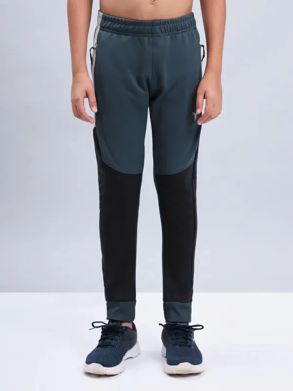 Boys Colorblock Slim Fit Joggers with TECHNO GUARD