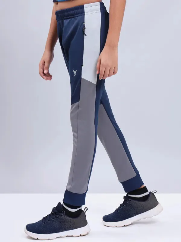 Boys Colorblock Slim Fit Joggers with TECHNO GUARD