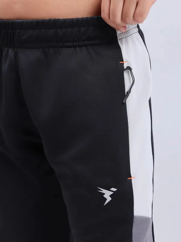 Boys Colorblock Slim Fit Joggers with TECHNO GUARD