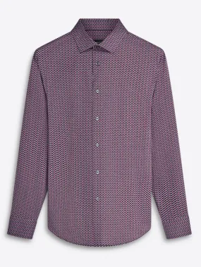 Bugatchi Ooohcotton Shirt James, Burgandy